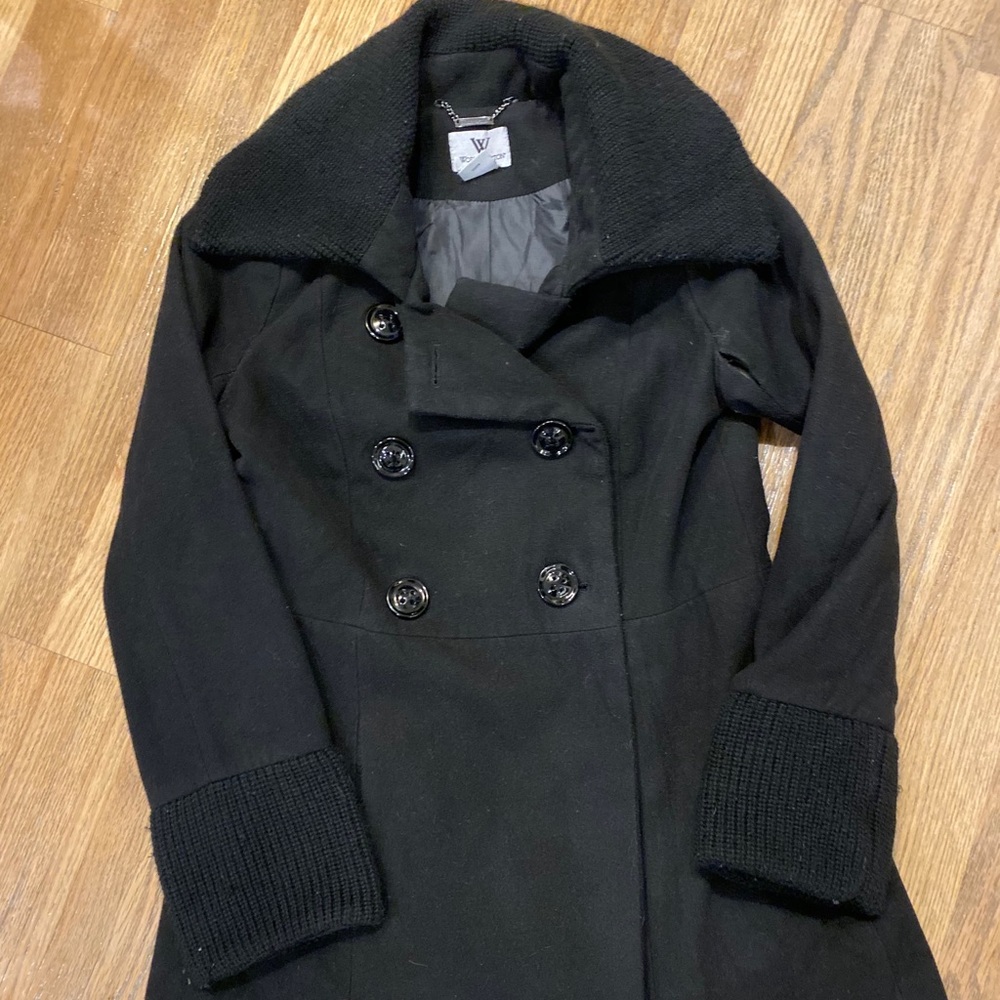 GUC- Black winter pea coat
